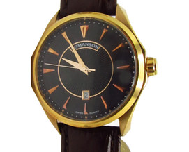 TL0337MM1RA36R кварцевые часы на кожаном ремне.