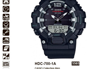 HDC-700-1A часы с 10-летней батареей и 100 метровой водозащитой.